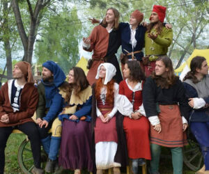 Stredoveký tábor - dni mesta Košice Šermiari Sarus Prešov - stredoveký tábor